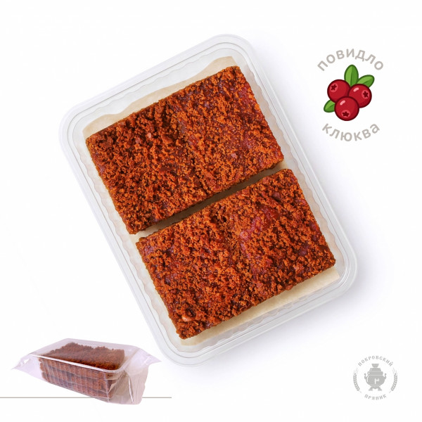 №3 Пряник 400г с фруктовой начинкой Клюква  в Клину